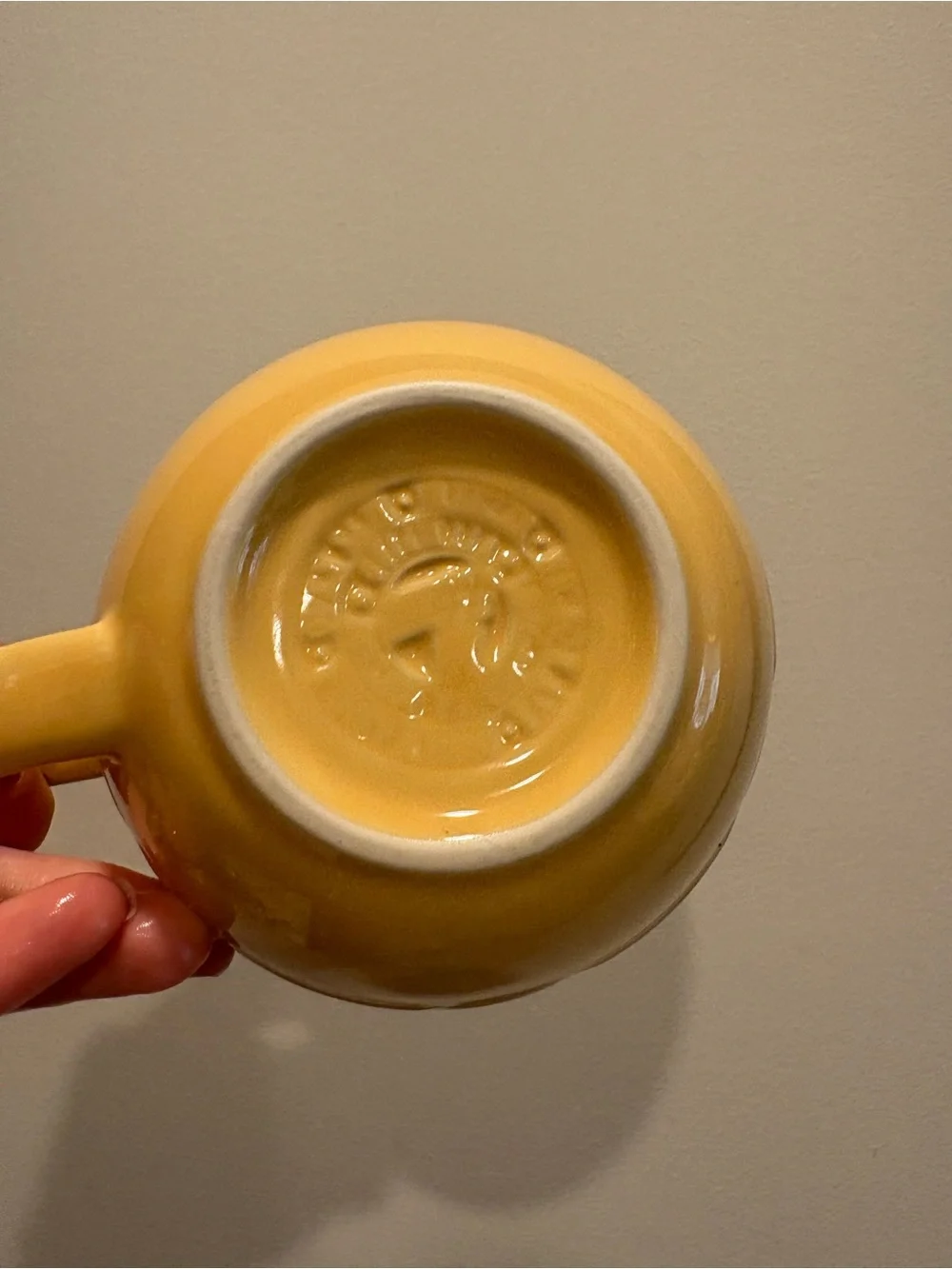 Longaberger Yellow Ceramic Coffee Mug💛